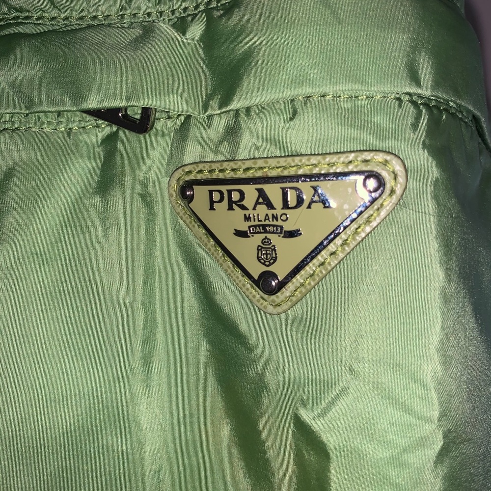 Prada Light Green Windbreaker Jacket